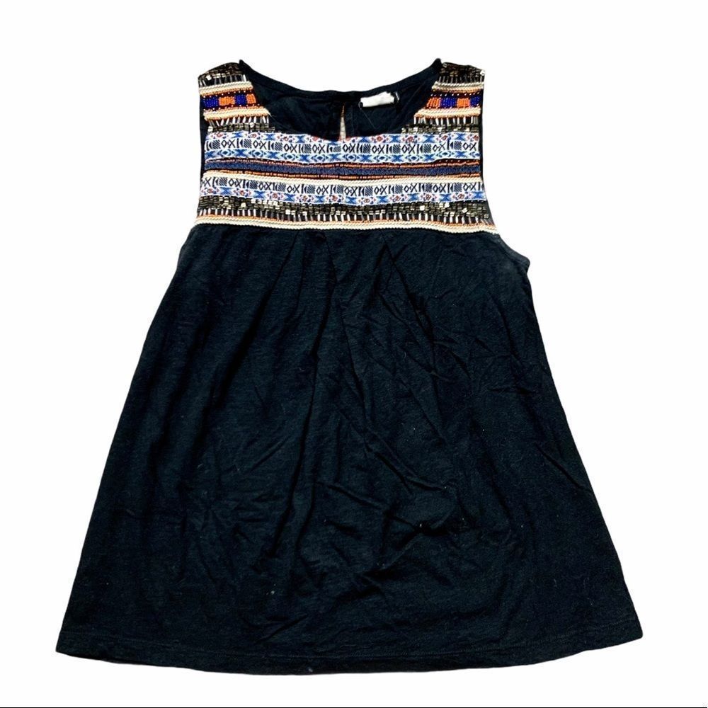 Anthropologie Akemi + Kin Beaded Tank Top